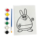 Puddy Rock Canvas Painting Set: Benny the Bunny