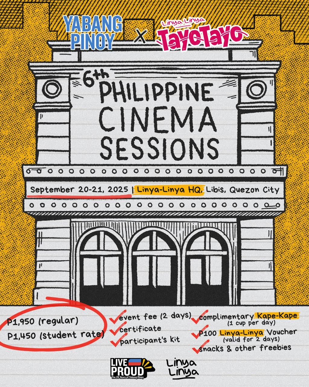 Yabang Pinoy x Tayo-Tayo: 6th Philippine Cinema Session