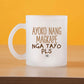 Frosted Mug: Ayoko Nang Magkape