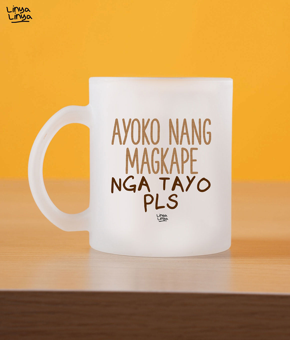 Frosted Mug: Ayoko Nang Magkape