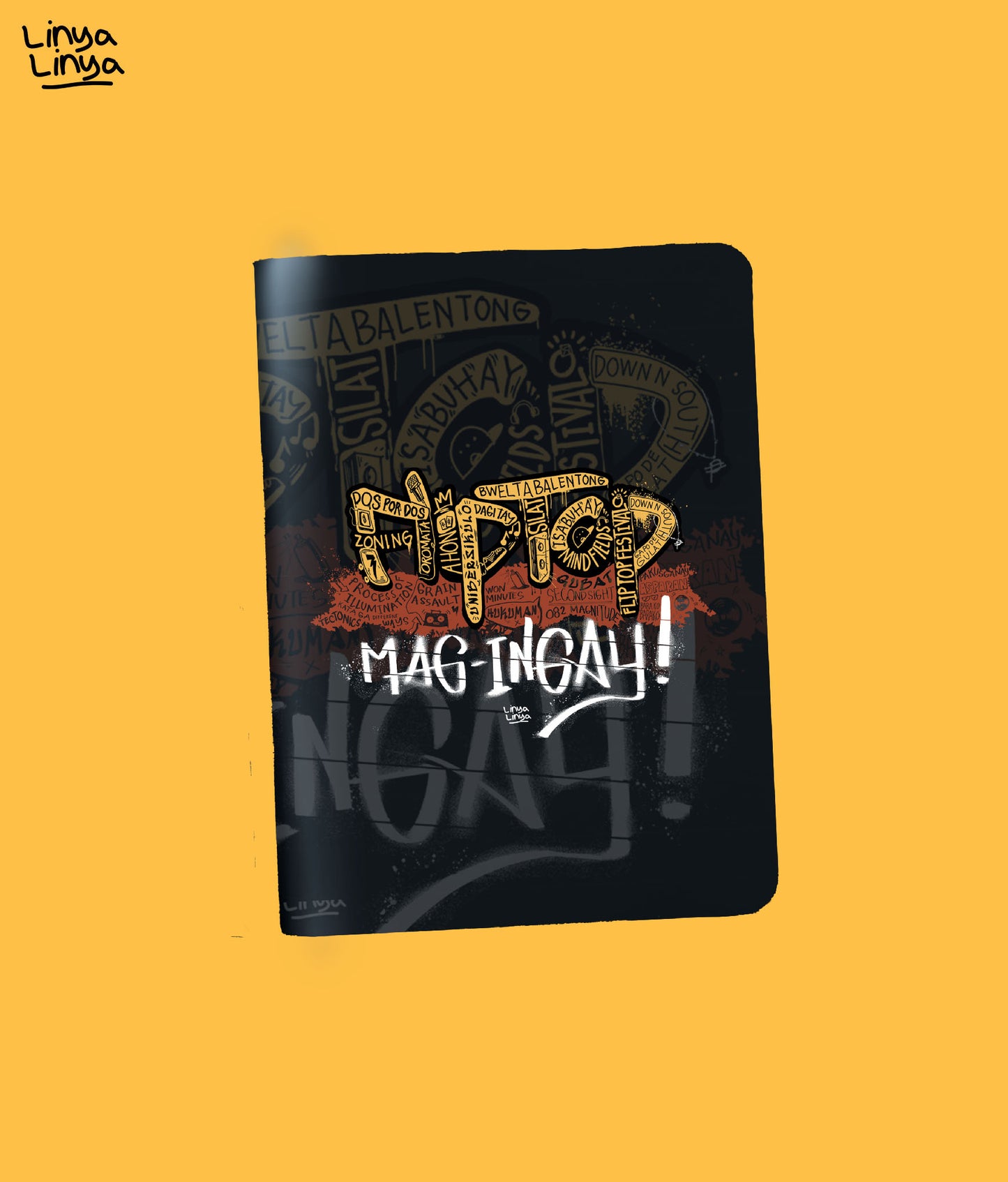 Small Notebook: Linya-Linya x Fliptop