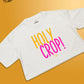 Website Exclusive: Crop Top: Holy Crop (White)