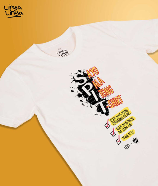 LINYA-LINYA X SPIT MANILA: Sa'yo Pala Itong T-Shirt [WHITE]