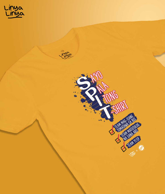 LINYA-LINYA X SPIT MANILA: Sa'yo Pala Itong T-Shirt [YELLOW]