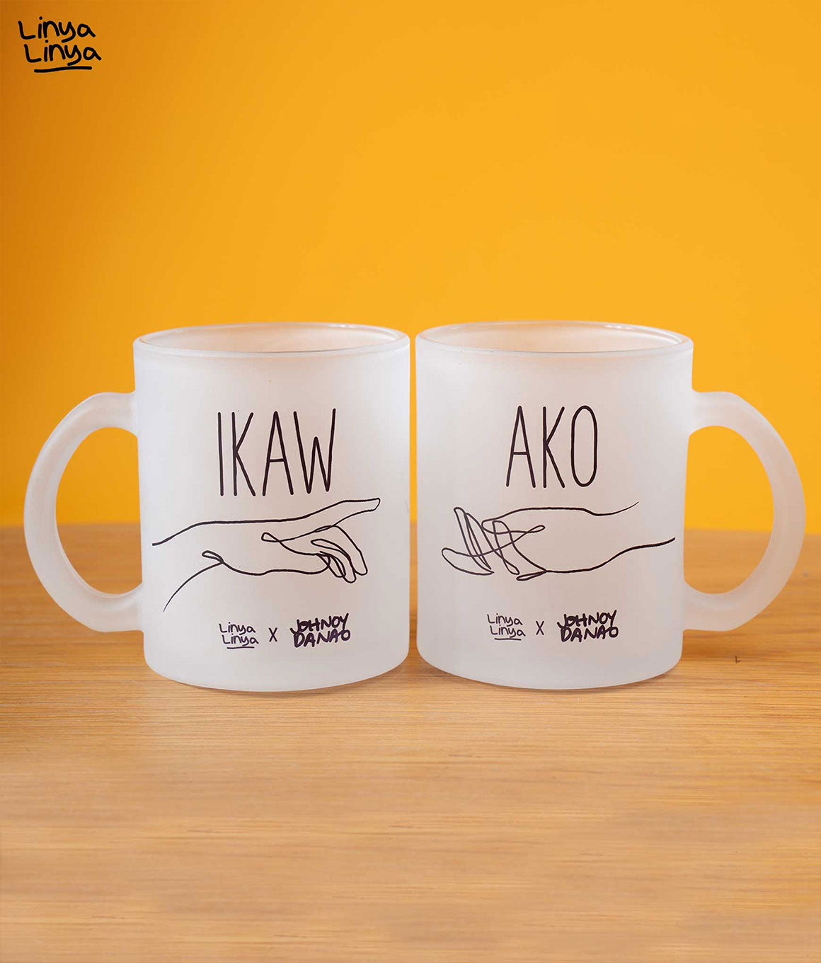 Frosted Mug: Linya-Linya x Johnoy Danao: Ikaw at Ako