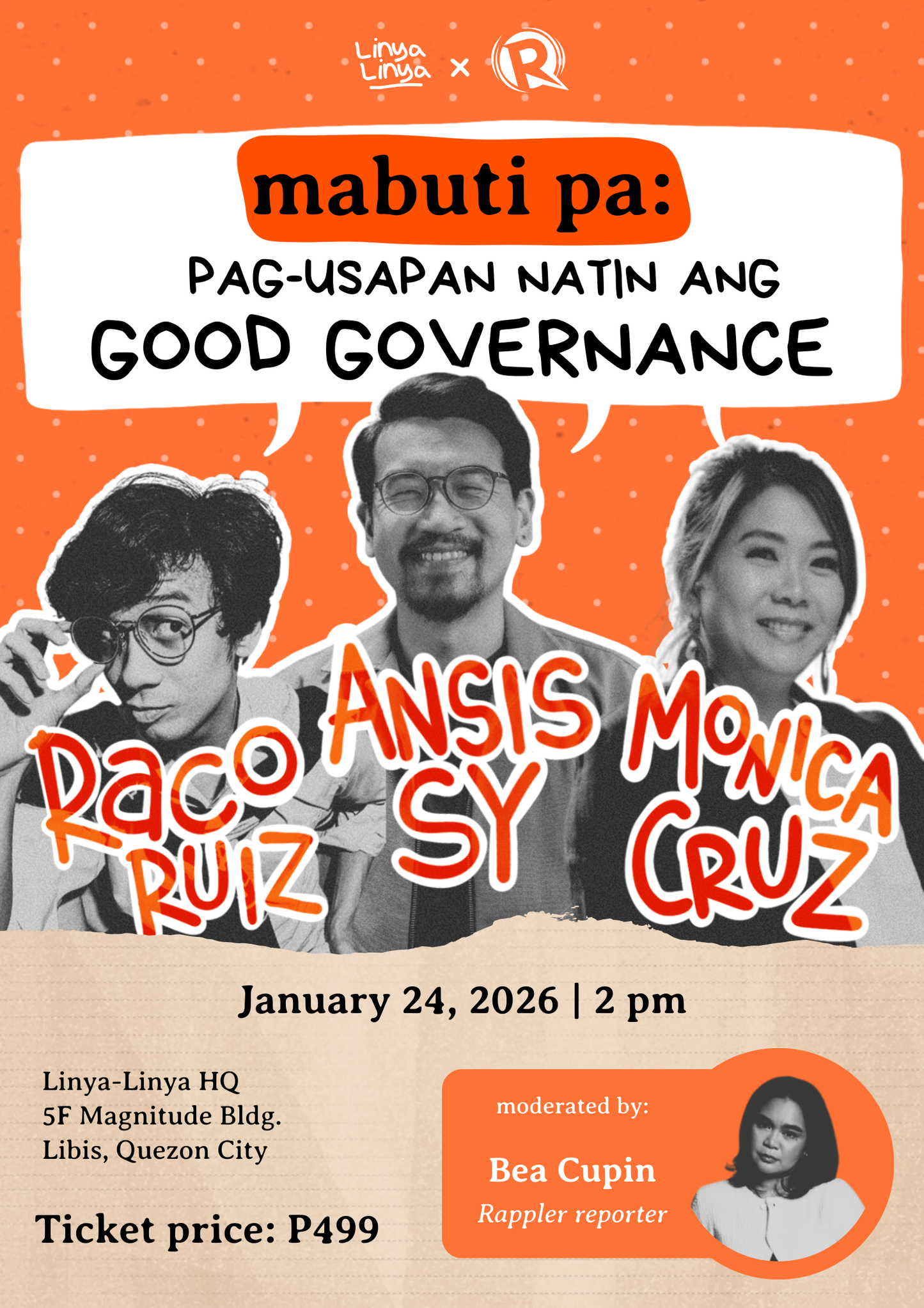 Tayo-Tayo Event: MABUTI PA: Pag-usapan natin ang Good Governance