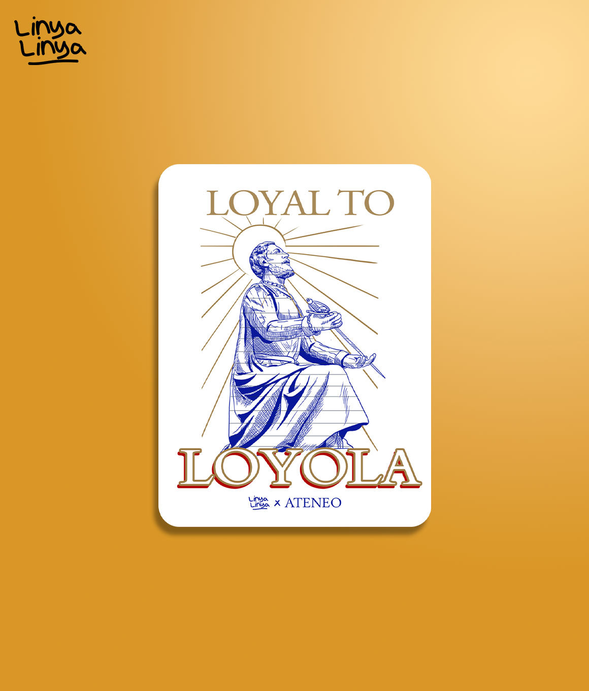Website Exclusive: Decal Stickers: Linya-Linya x Ateneo: Loyal To Loyola