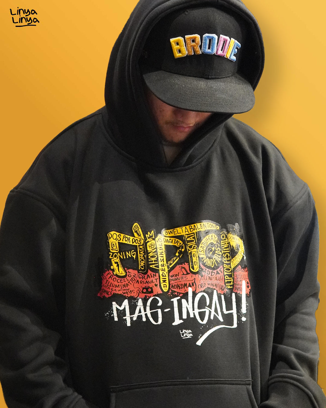 Linya-Linya x Fliptop : Mag-Ingay - Oversized Hoodie