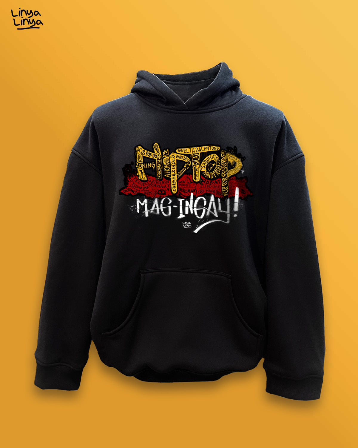 Linya-Linya x Fliptop : Mag-Ingay - Oversized Hoodie