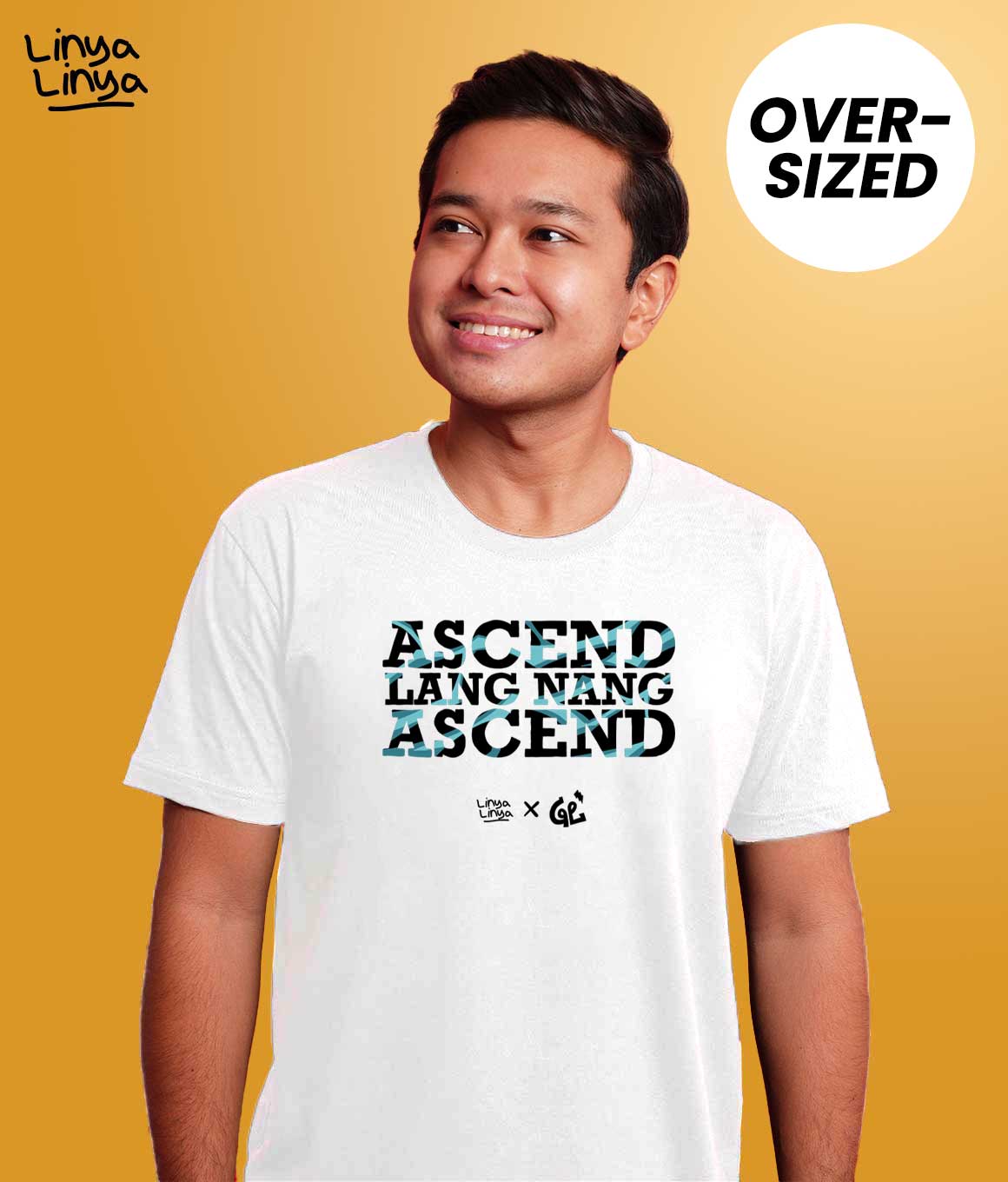 Linya-Linya x GL: Ascend Lang Nang Ascend (Oversized) (White)