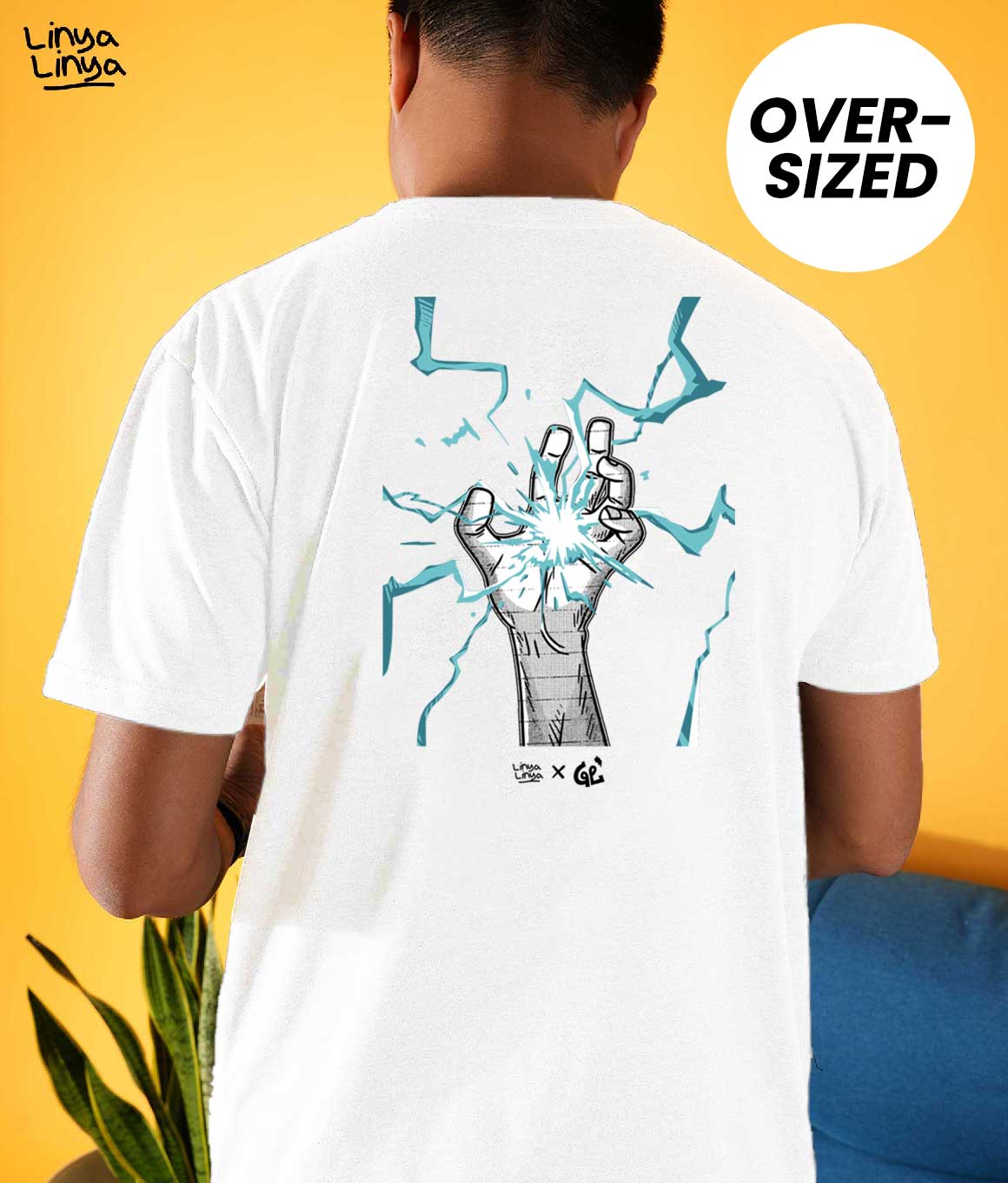 Linya-Linya x GL: Ascend Lang Nang Ascend (Oversized) (White)