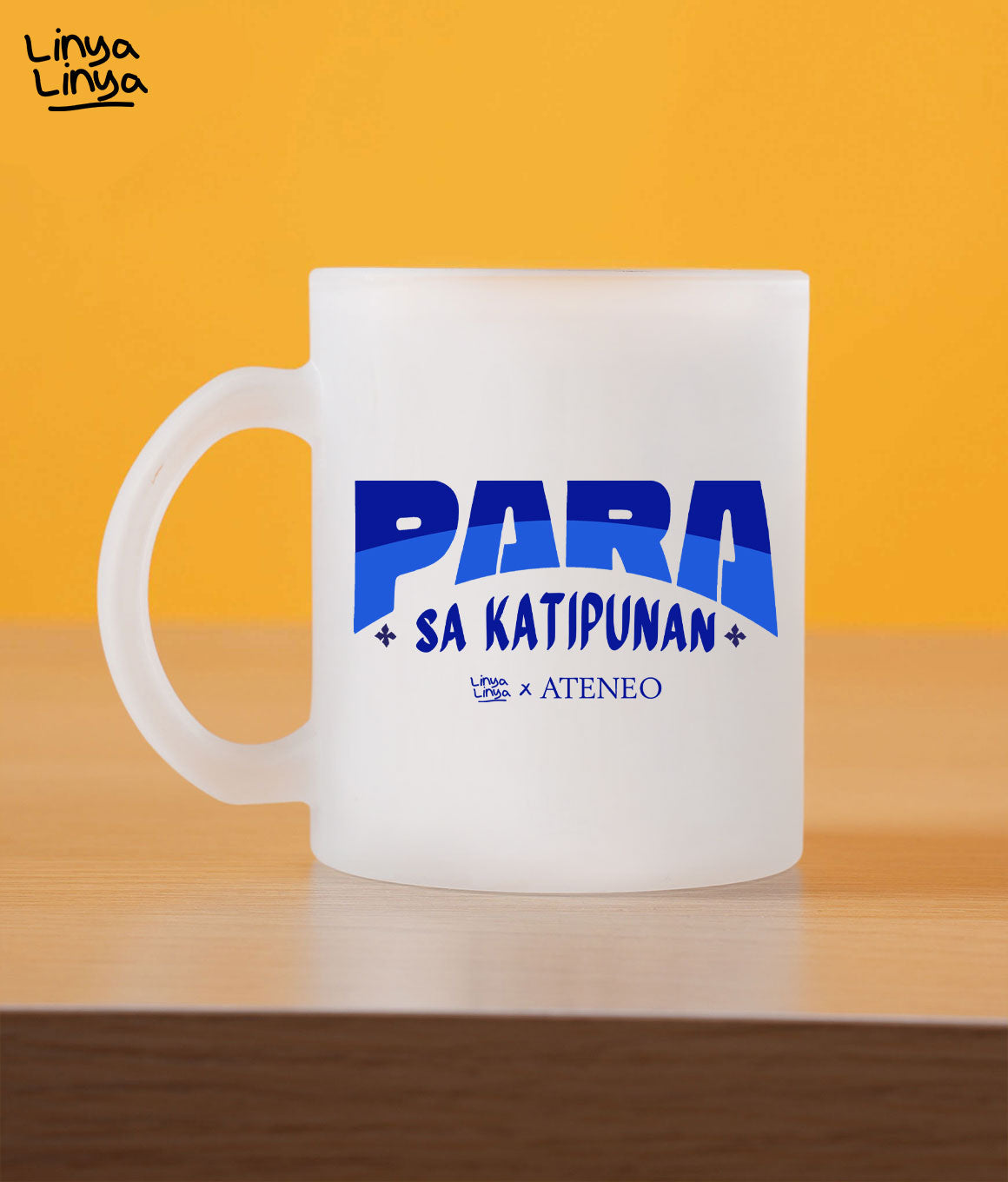 Website Exclusive: Frosted Mug: Linya-Linya x Ateneo: Para Sa Katipunan