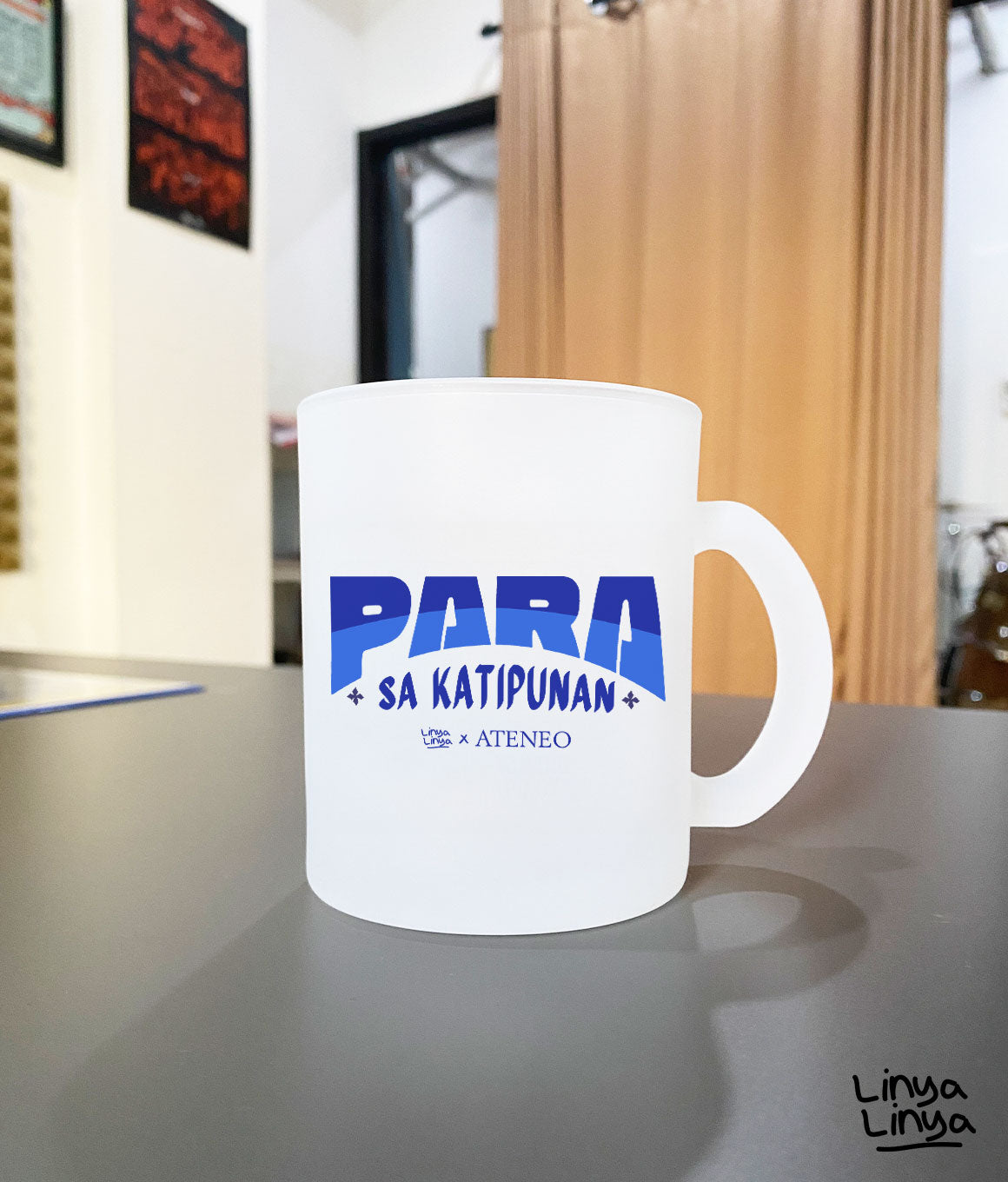 Website Exclusive: Frosted Mug: Linya-Linya x Ateneo: Para Sa Katipunan