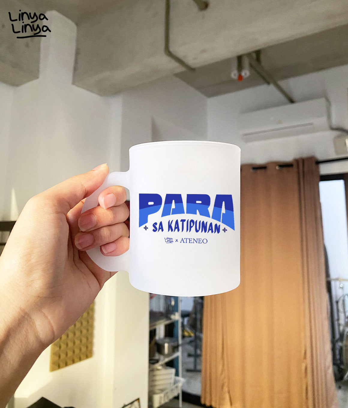 Website Exclusive: Frosted Mug: Linya-Linya x Ateneo: Para Sa Katipunan