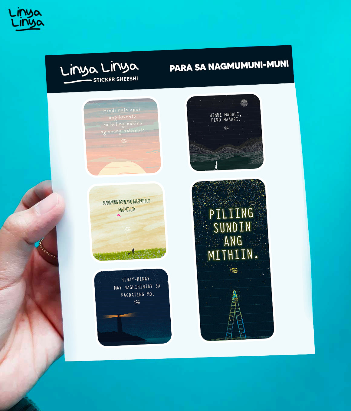 Linya-Linya Sticker Packs: Para Sa Nagmumuni-Muni