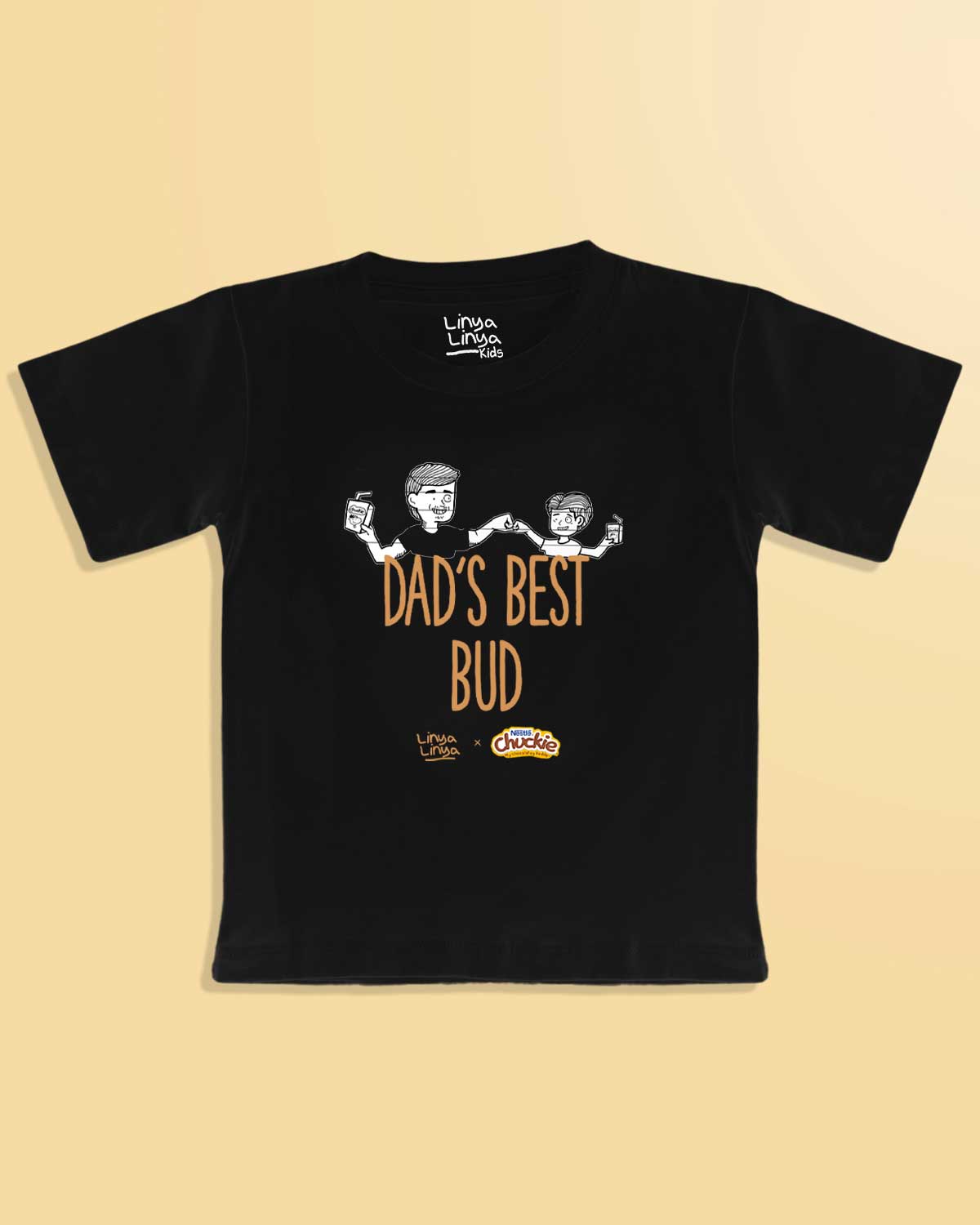 Linya-Linya x Nestle Chuckie Kids T-shirt: Dad's Best Bud (boy)