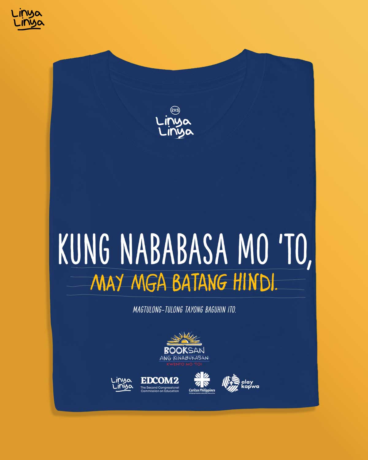 Linya-Linya × EDCOM 2 × Caritas Philippines × Alay Kapwa para sa BOOKSAN ANG KINABUKASAN: Kung Nababasa Mo 'To, May Mga Batang Hindi.