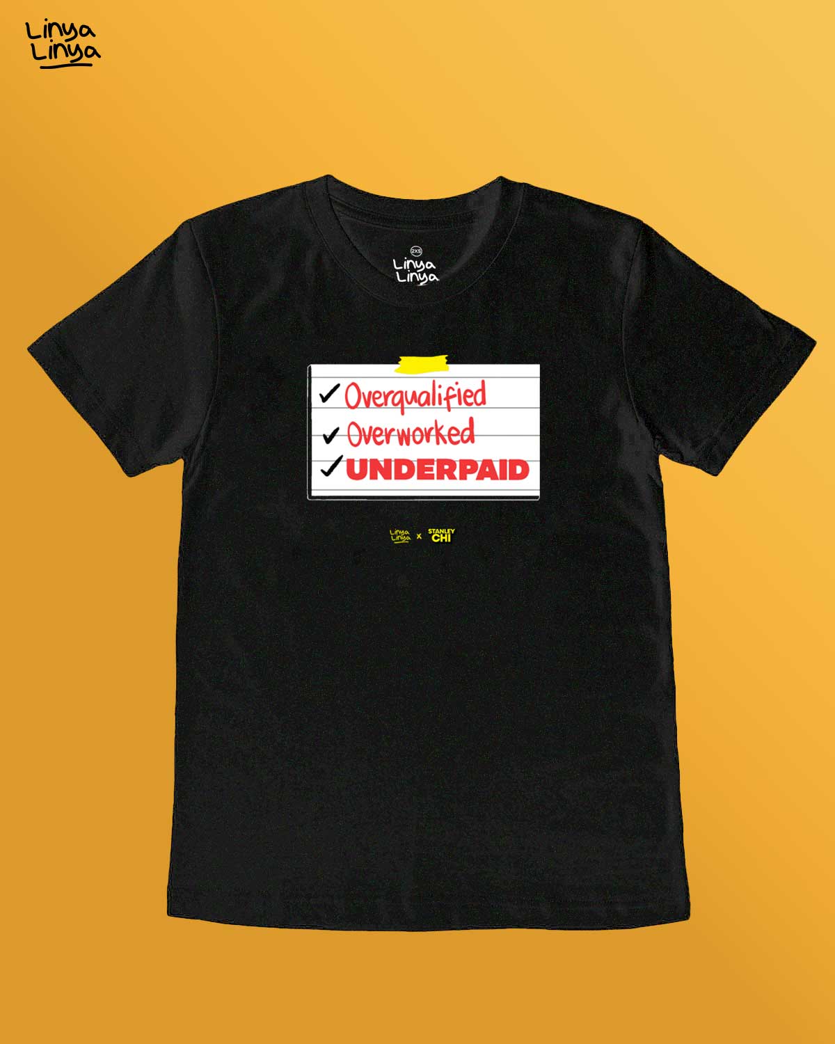 Linya-Linya x Stanley Chi: Overqualified. Overworked. Underpaid.