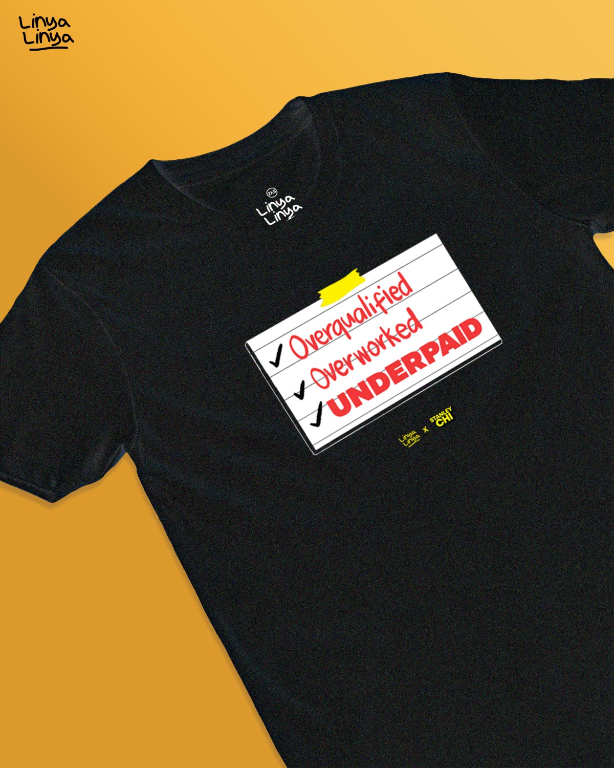 Linya-Linya x Stanley Chi: Overqualified. Overworked. Underpaid.