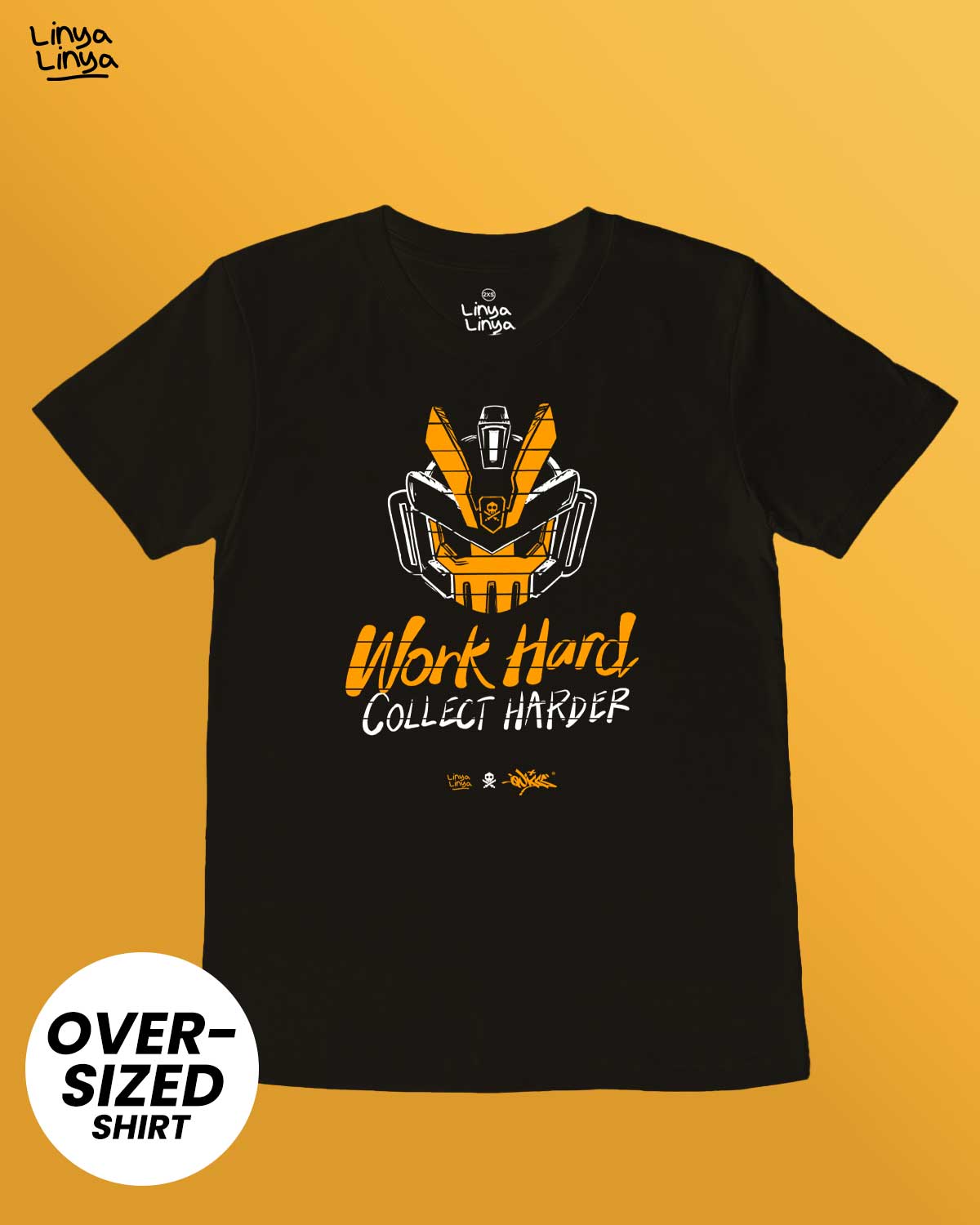 Linya-Linya x Quiccs: Work Hard. Collect Harder. (Oversized)