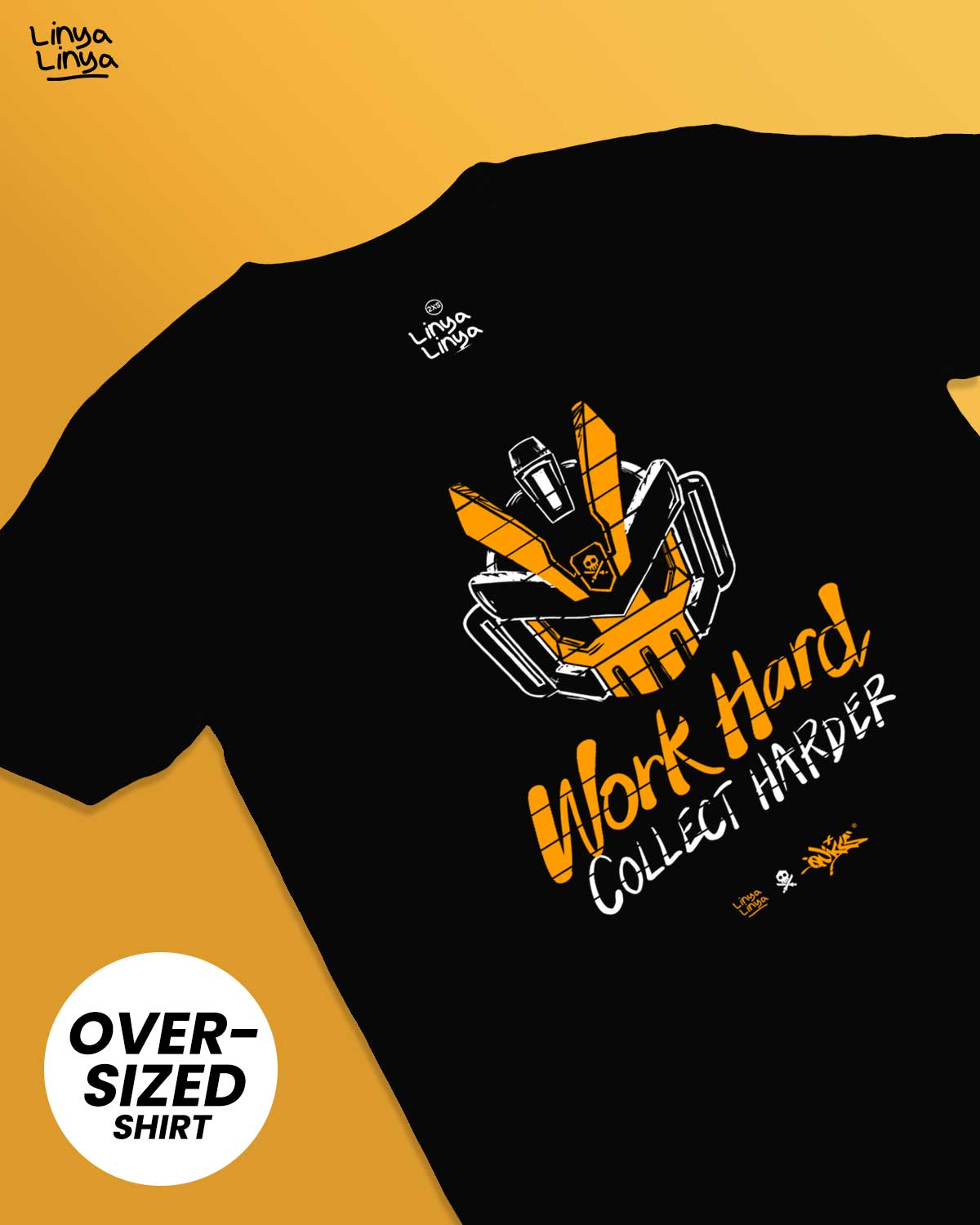 Linya-Linya x Quiccs: Work Hard. Collect Harder. (Oversized)