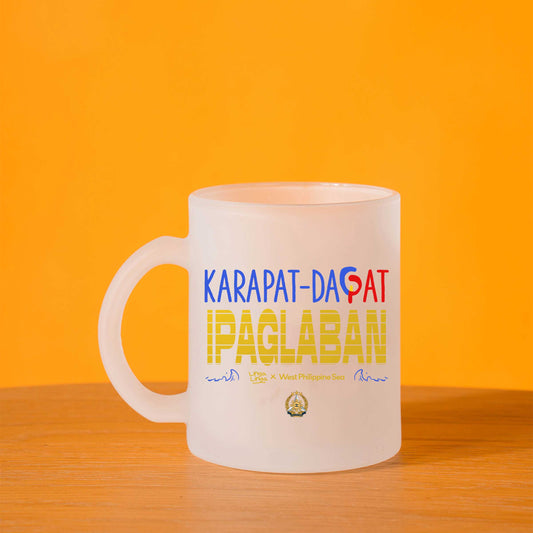 Frosted Mug: Linya-Linya X West Philippine Sea: Karapat-Dagat Ipaglaban