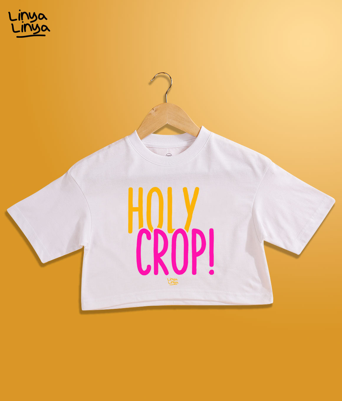 Website Exclusive: Crop Top: Holy Crop (White)