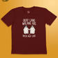 Okay Lang Walang Abs, Basta May Labs (Maroon)