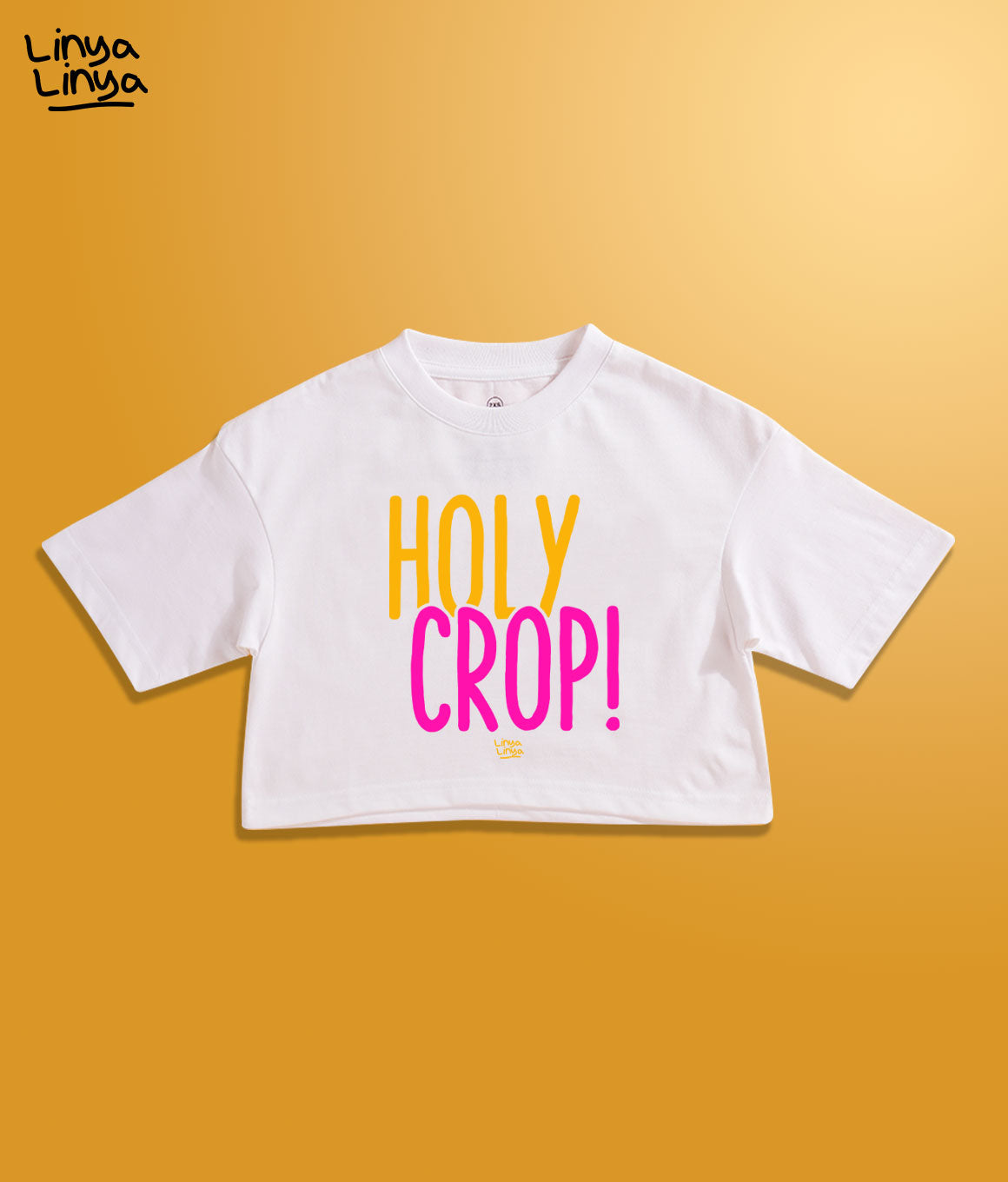 Website Exclusive: Crop Top: Holy Crop (White)