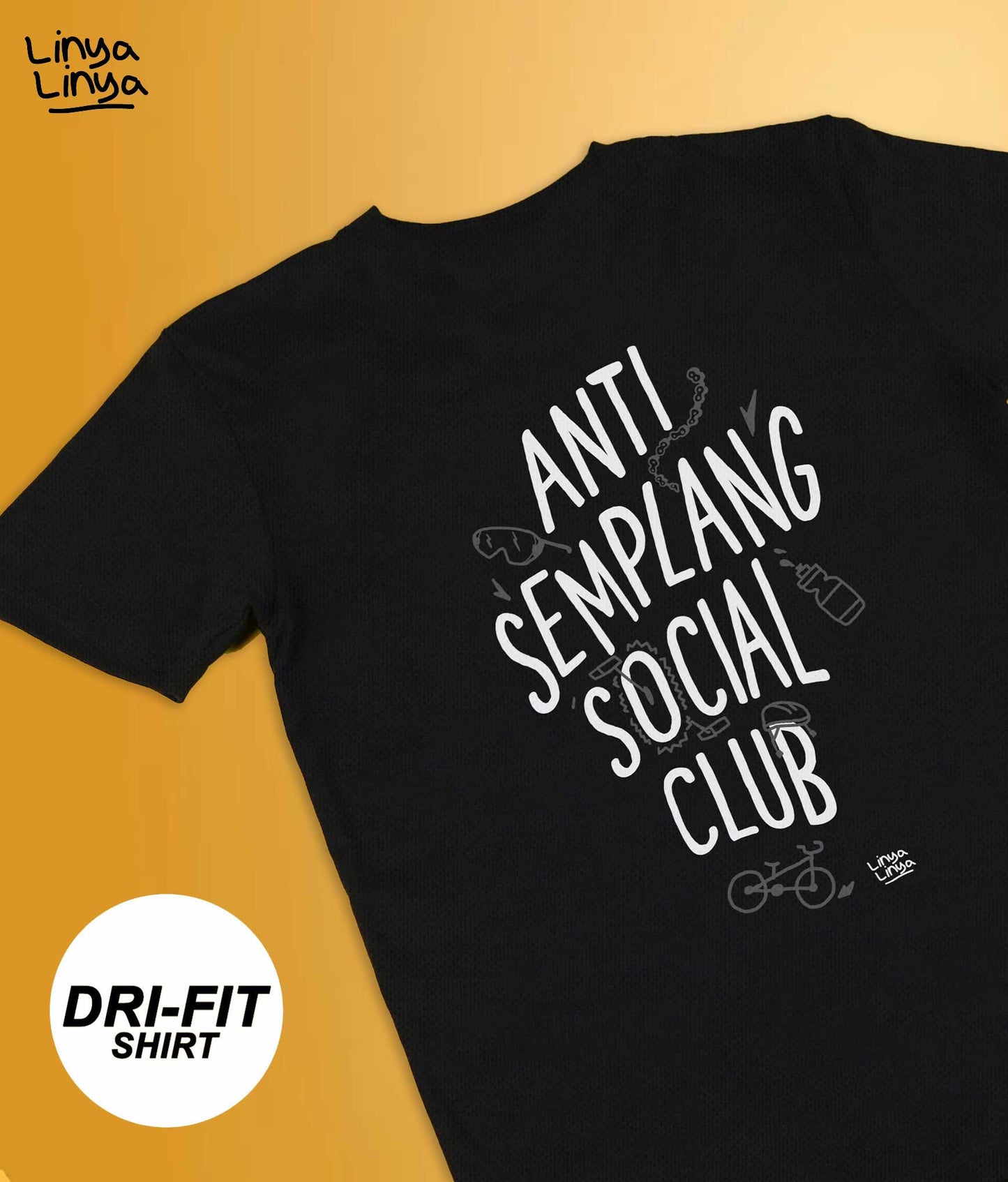 Dri-Fit T-Shirt: Anti Semplang Social Club