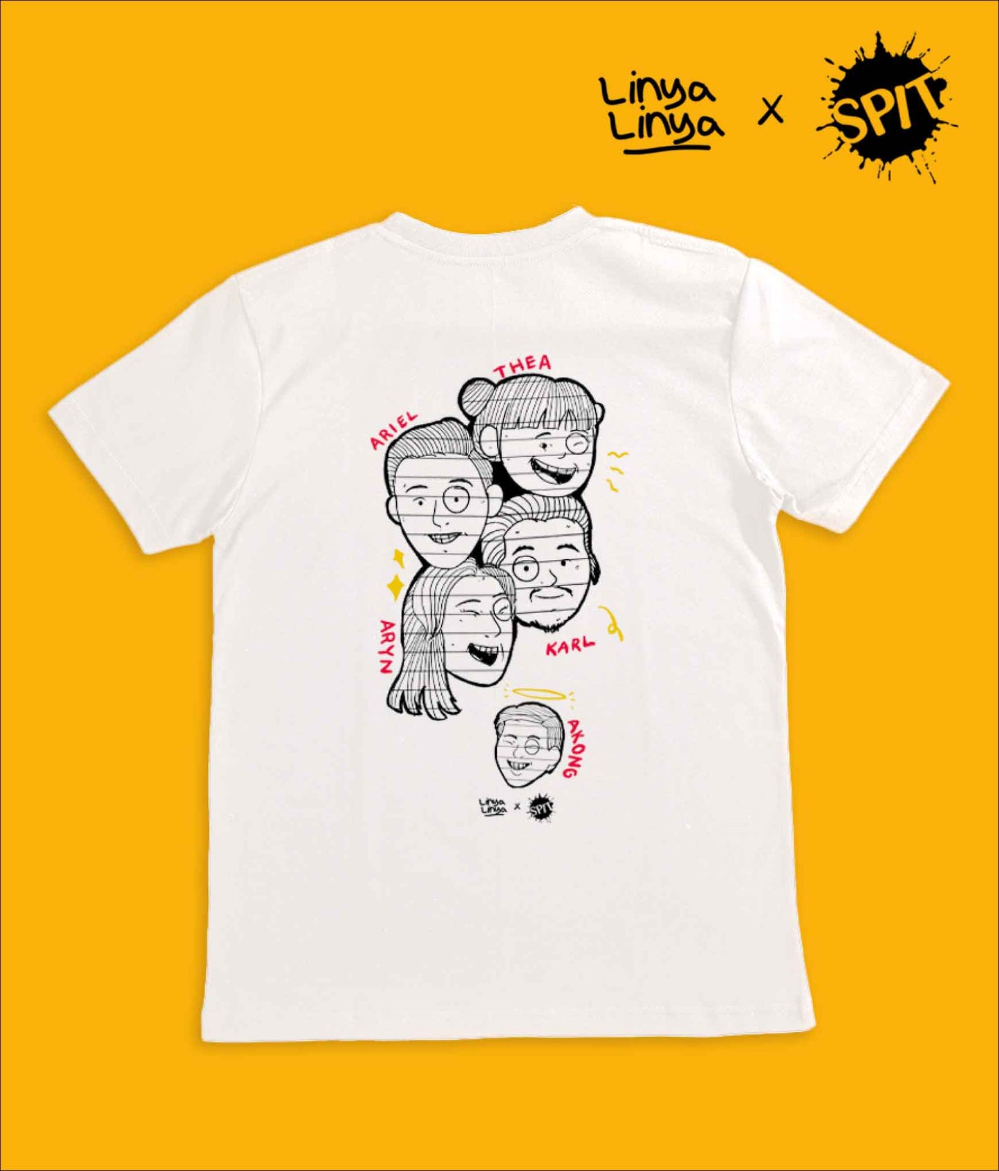 LINYA-LINYA X SPIT MANILA: Sa'yo Pala Itong T-Shirt [WHITE]