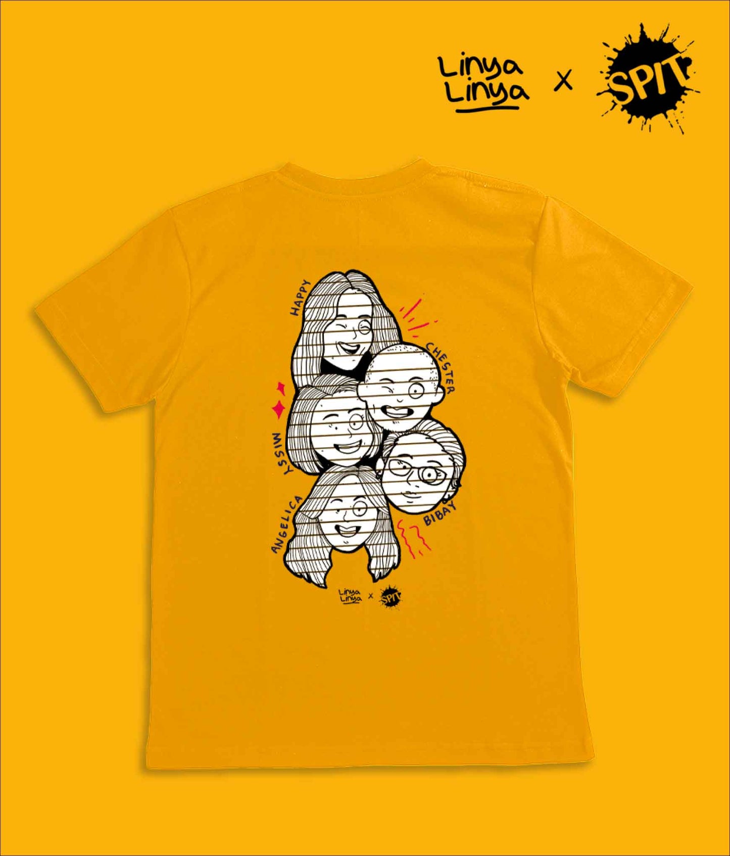 LINYA-LINYA X SPIT MANILA: Sa'yo Pala Itong T-Shirt [YELLOW]