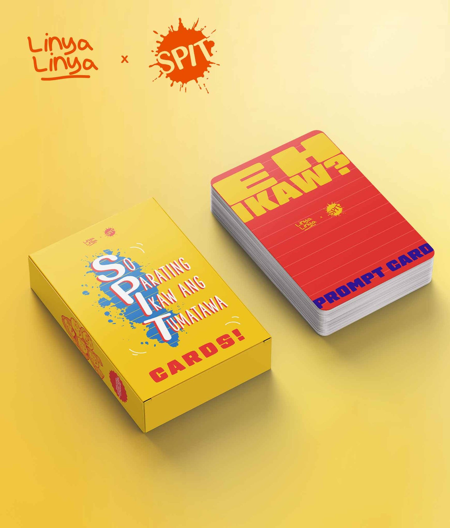 LINYA-LINYA X SPIT MANILA: So Parating Ikaw ang Tumatawa Cards (YELLOW)