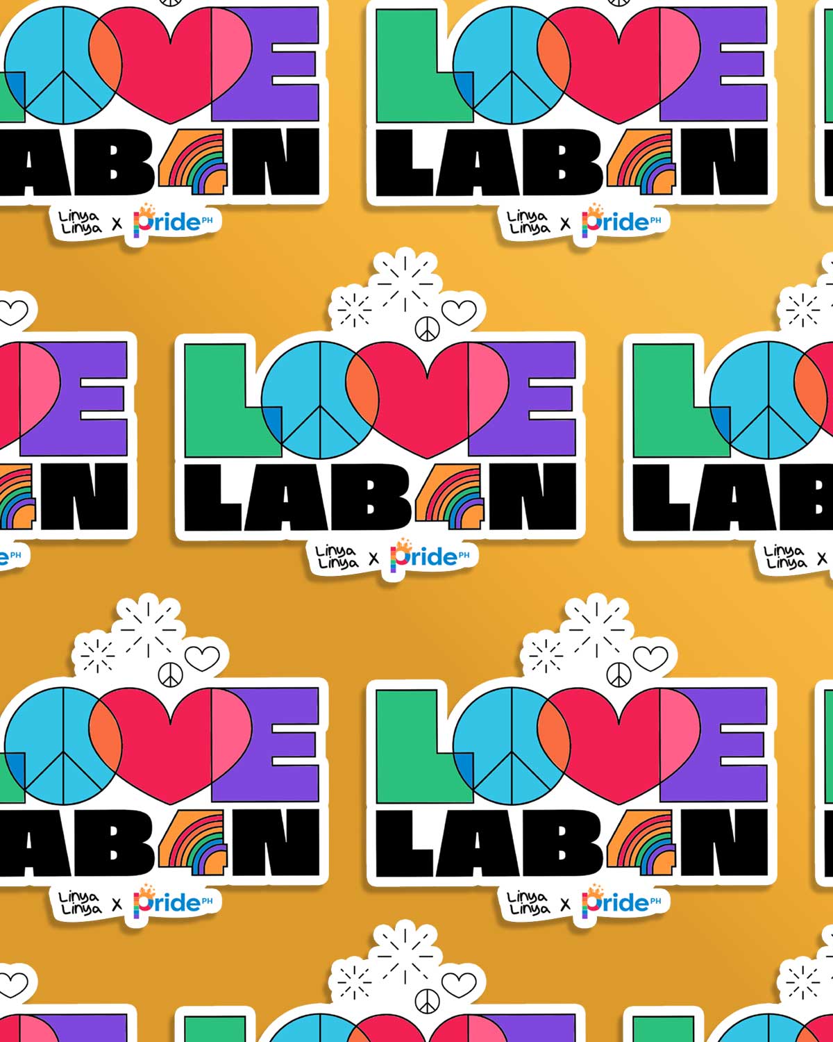 Decal Stickers: Pride PH: Love Laban 2026
