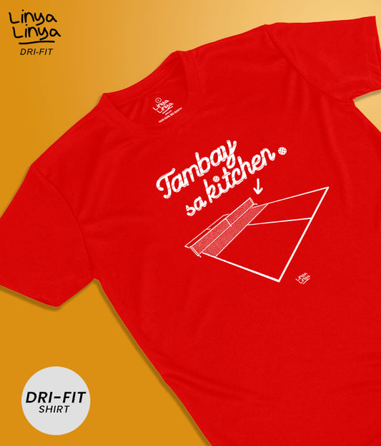 Dri-Fit T-Shirt: Tambay sa Kitchen (Red)