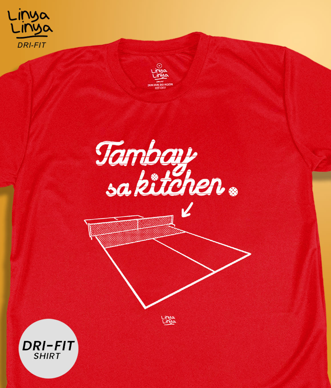 Dri-Fit T-Shirt: Tambay sa Kitchen (Red)
