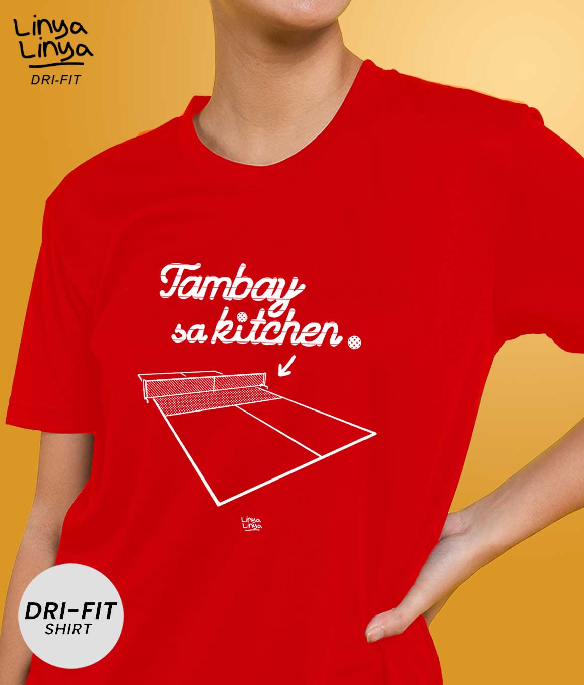 Dri-Fit T-Shirt: Tambay sa Kitchen (Red)