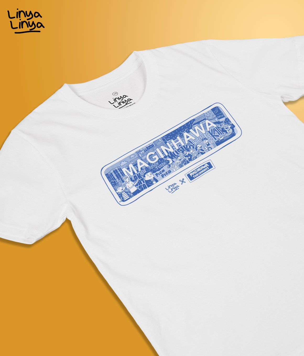 Linya-Linya x Maginhawa Food Community: T-Shirt