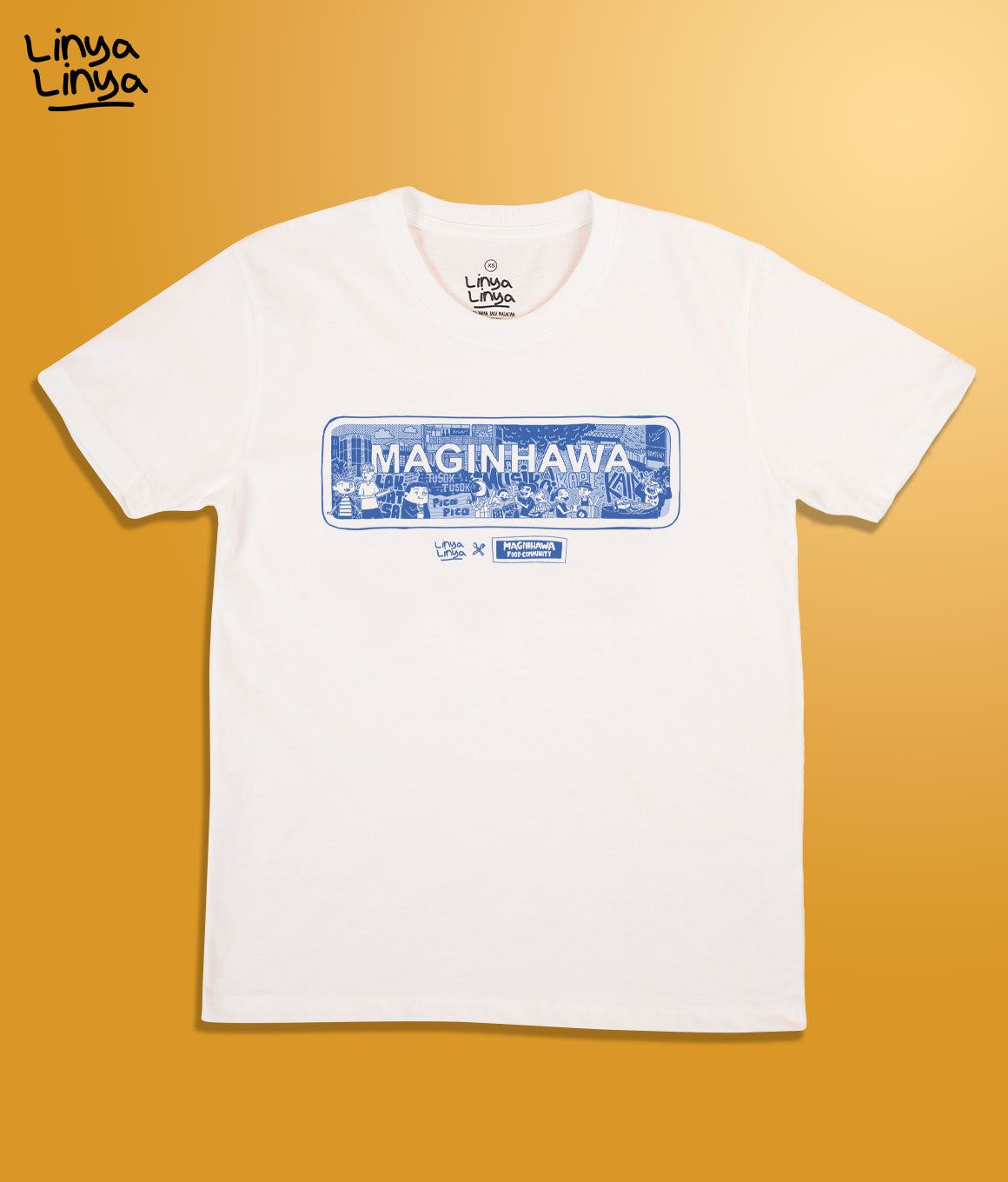Linya-Linya x Maginhawa Food Community: T-Shirt