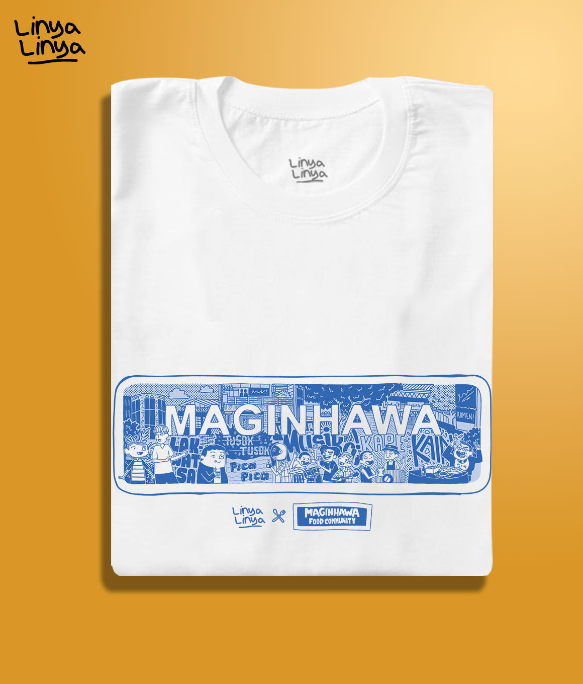 Linya-Linya x Maginhawa Food Community: T-Shirt