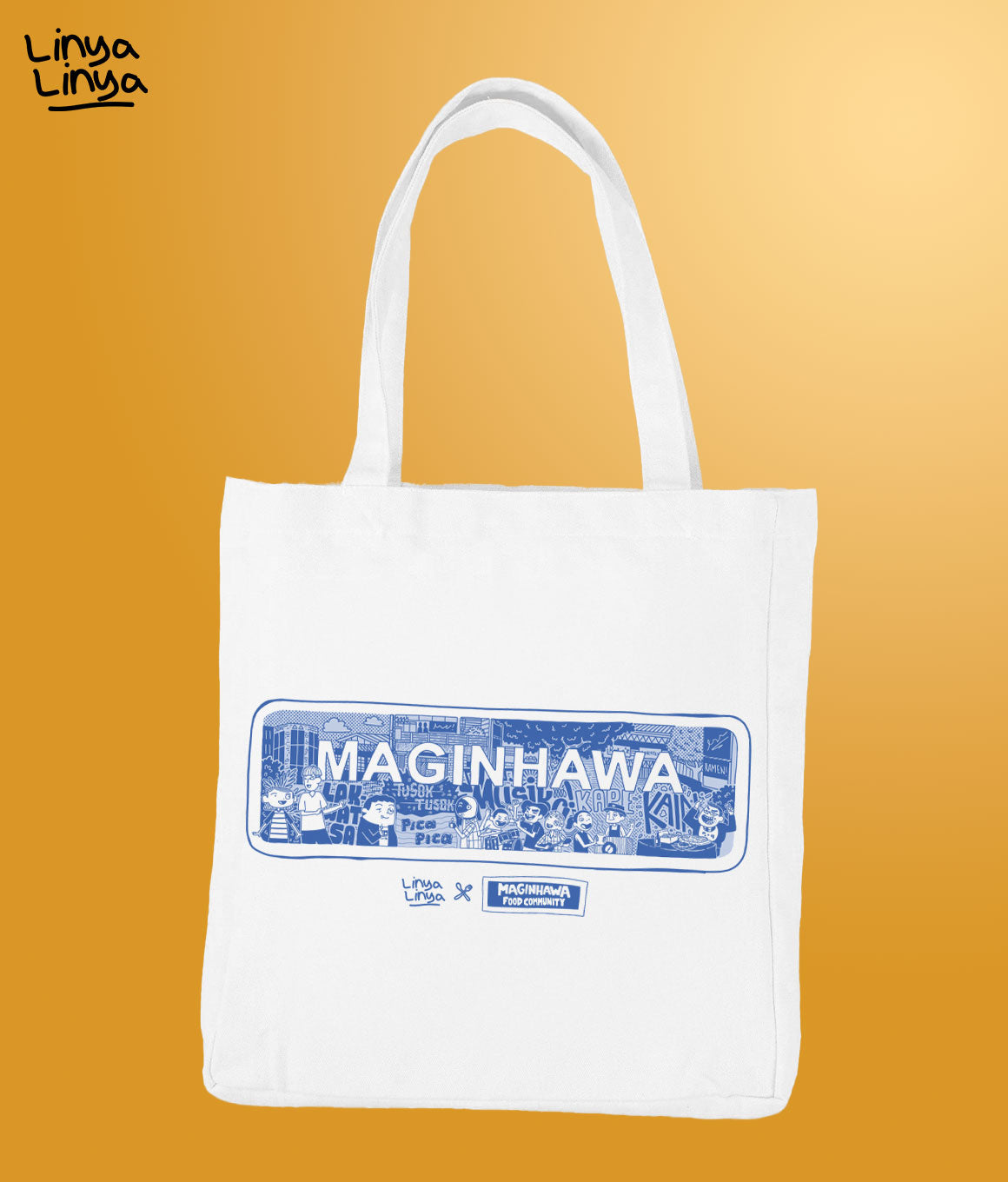 Linya-Linya x Maginhawa  Food Community: Tote Bag