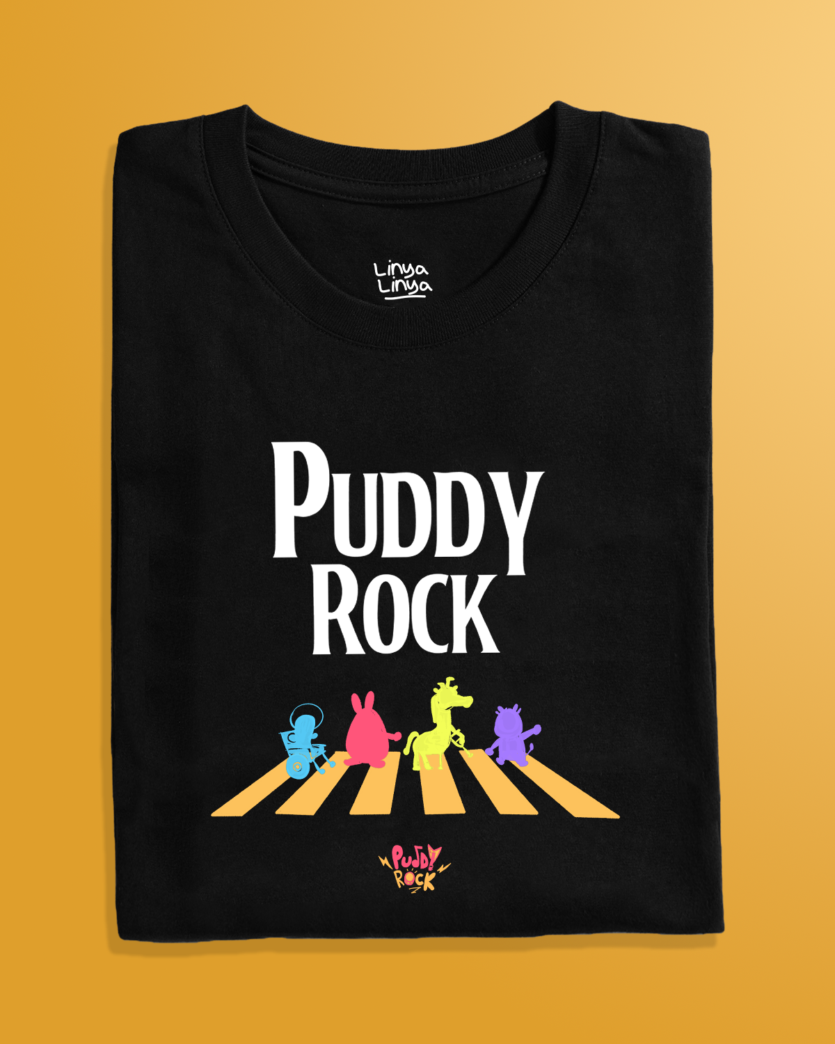 Linya-Linya x Puddy Rock: The Beatles (Black)