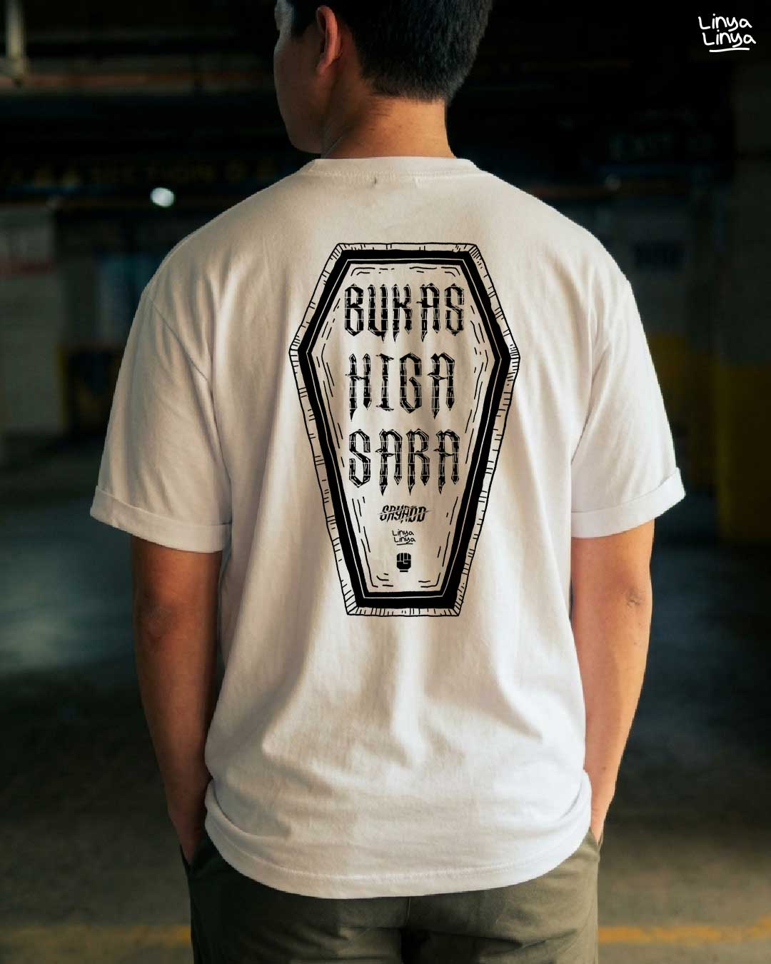 Linya-Linya x SAYADD: BUKAS. HIGA. SARA! (Oversized) (White)