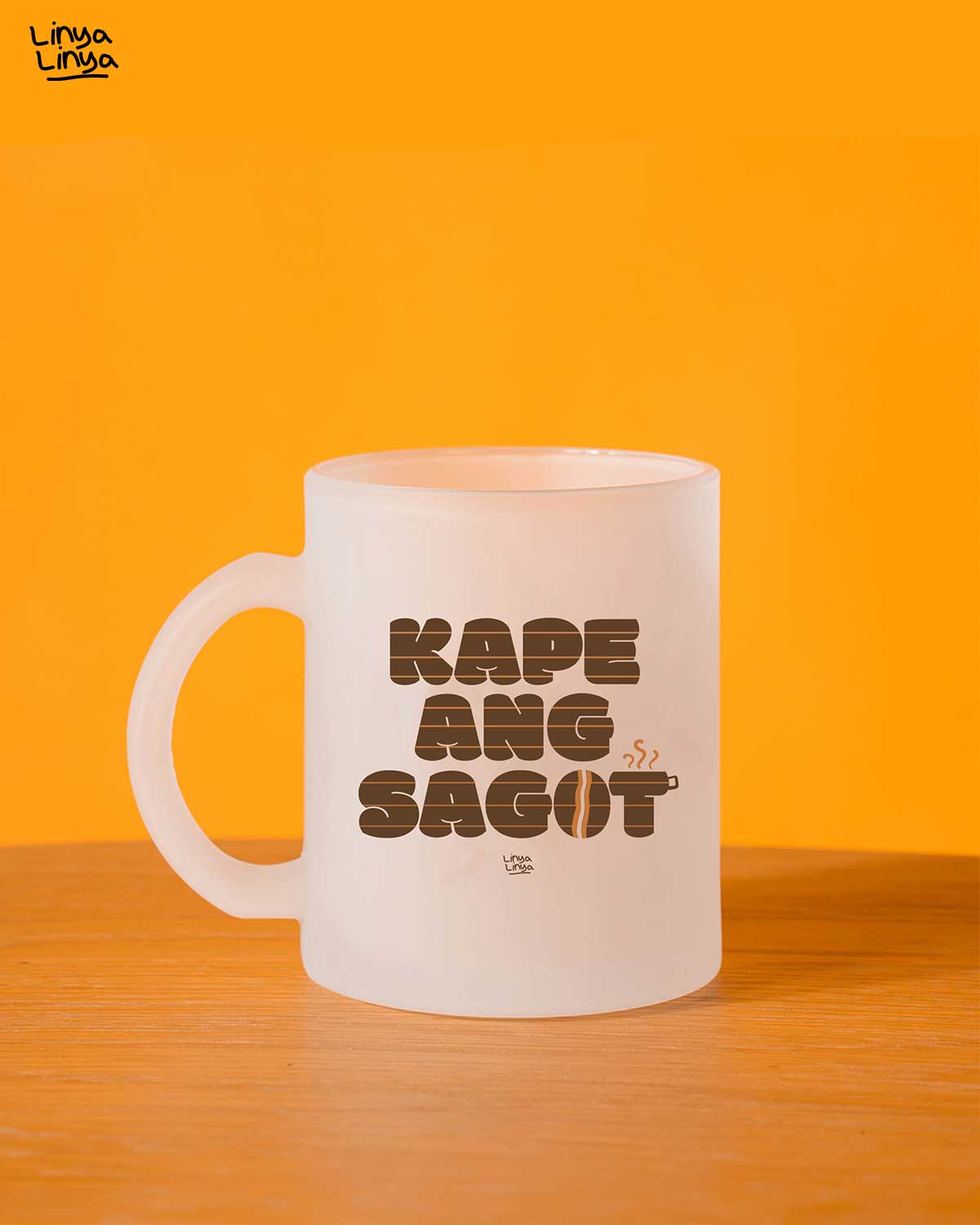 Frosted Mug: Kape Ang Sagot