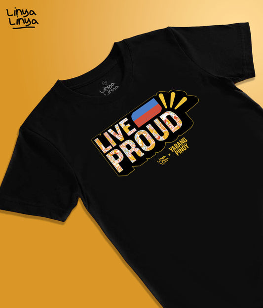 Linya-Linya x Yabang Pinoy: LIVE PROUD (Black)