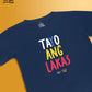 Kids T-Shirt: Linya-Linya x Puddy Rock: TA(Y)O ANG LAKAS (Dark Blue)