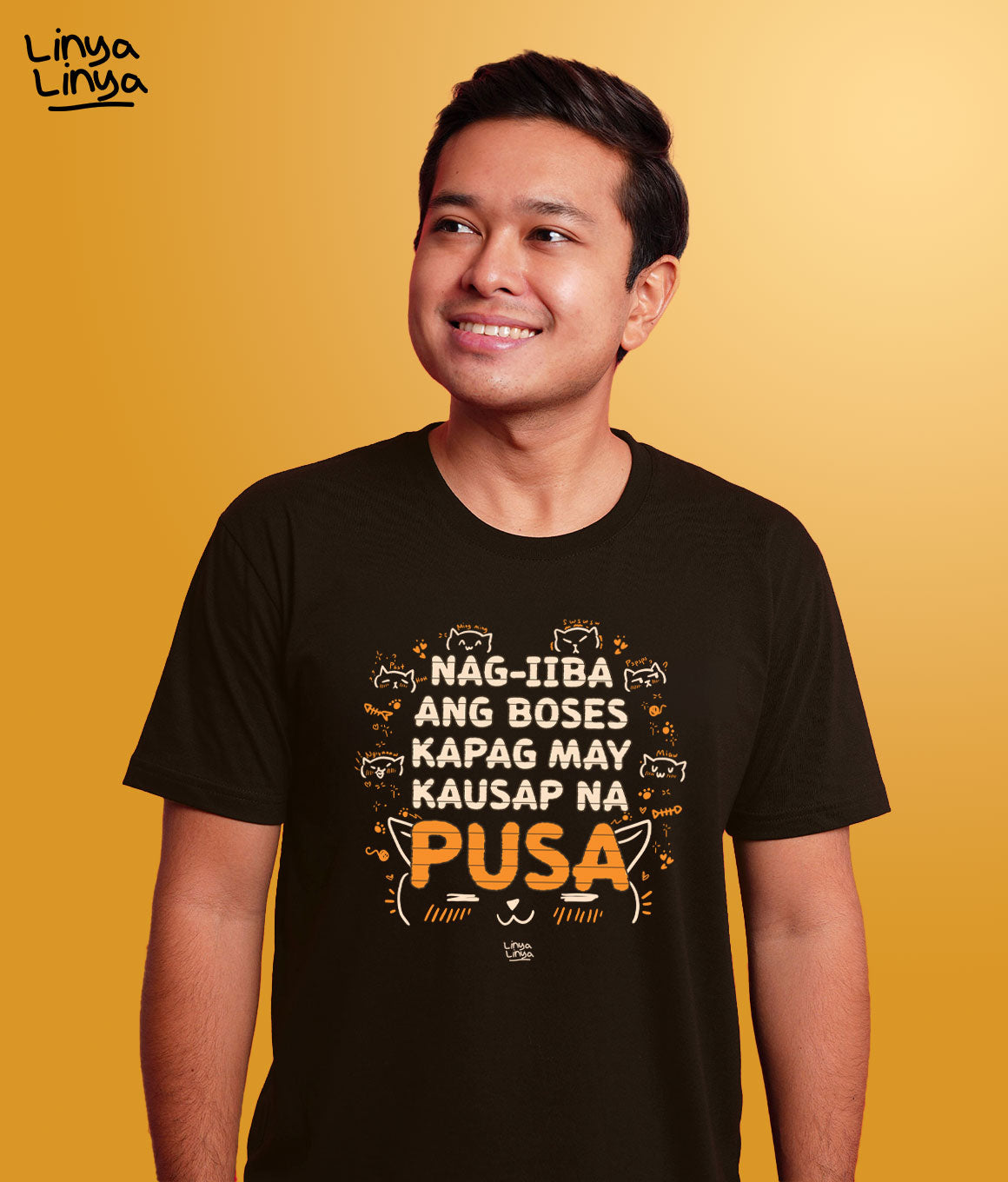 Nag-iiba Boses Kapag May Kausap Na Pusa (Black)