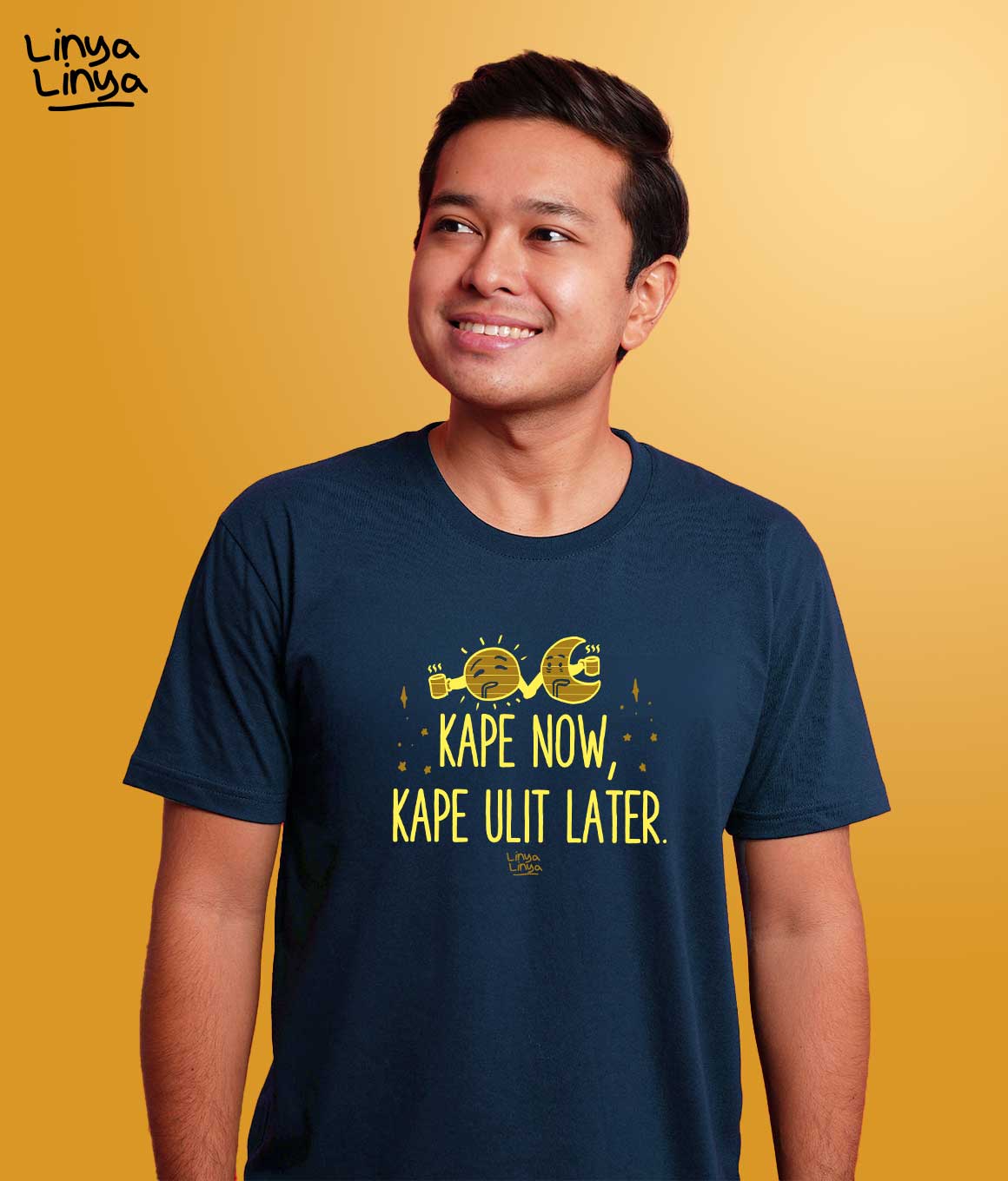 Kape Now, Kape Ulit Later. (Dark Blue)
