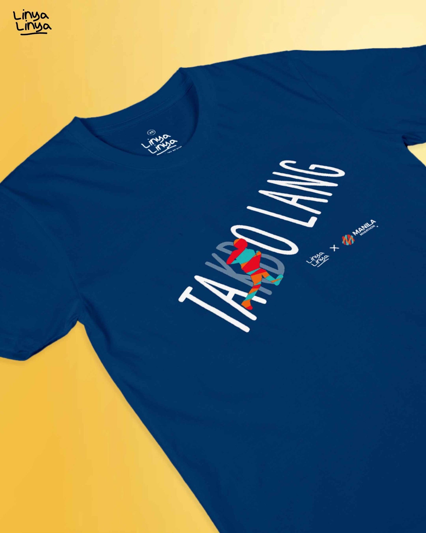 Linya-Linya x RunRIO Manila Marathon: Takbo Lang (Dark Blue)