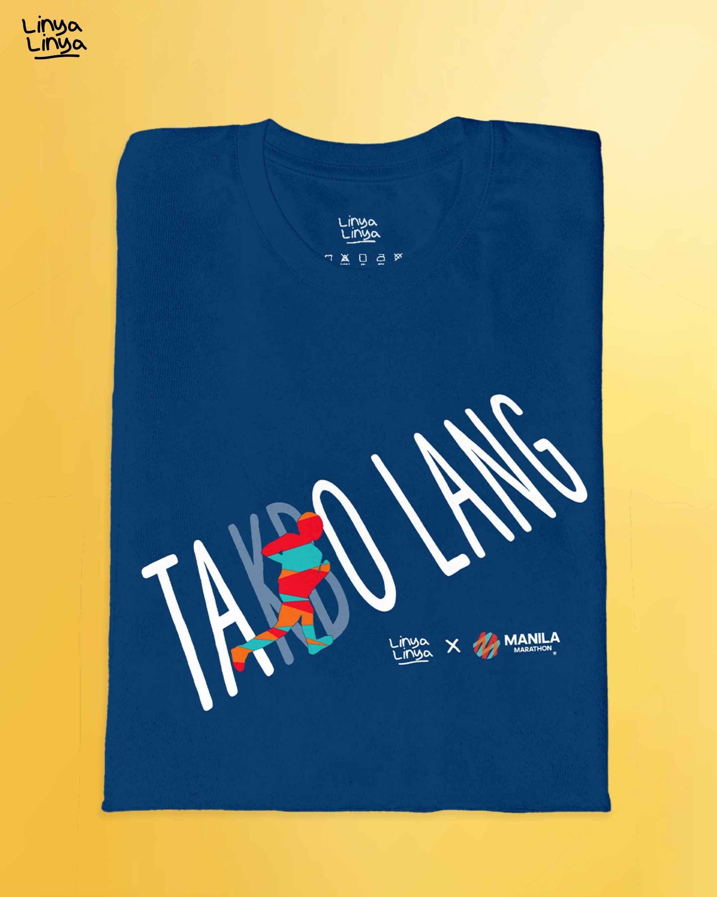 Linya-Linya x RunRIO Manila Marathon: Takbo Lang (Dark Blue)